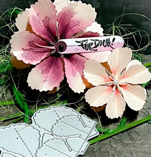 Actual product image FarbTon Punching template folding flower "Malva"
