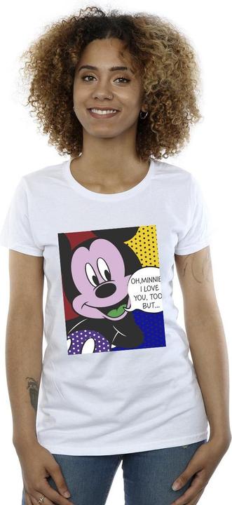 Actual product image Disney Womens/Ladies Mickey Mouse Oh Minnie Pop Art Cotton T-Shirt (M)