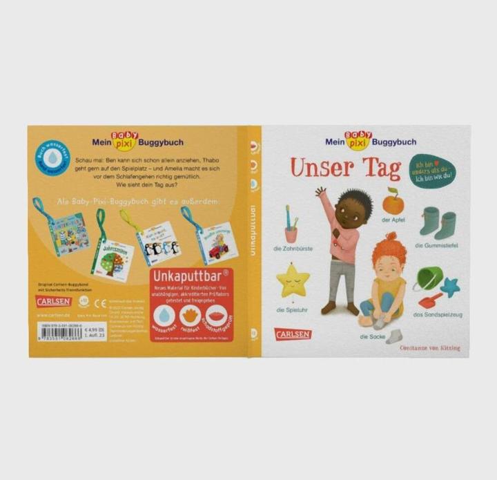 Immagine prodotto Baby Pixi (Unbreakable) 146: Il mio libro del passeggino Baby Pixi: il nostro giorno (Tedesco)