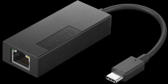 Actual product image Lenovo USB-C Ethernet adapter (USB-C, RJ45 (1x))