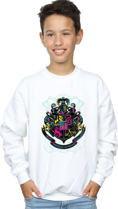 Immagine prodotto Neon Hogwarts Crest Felpa Ragazzi (140, 146)