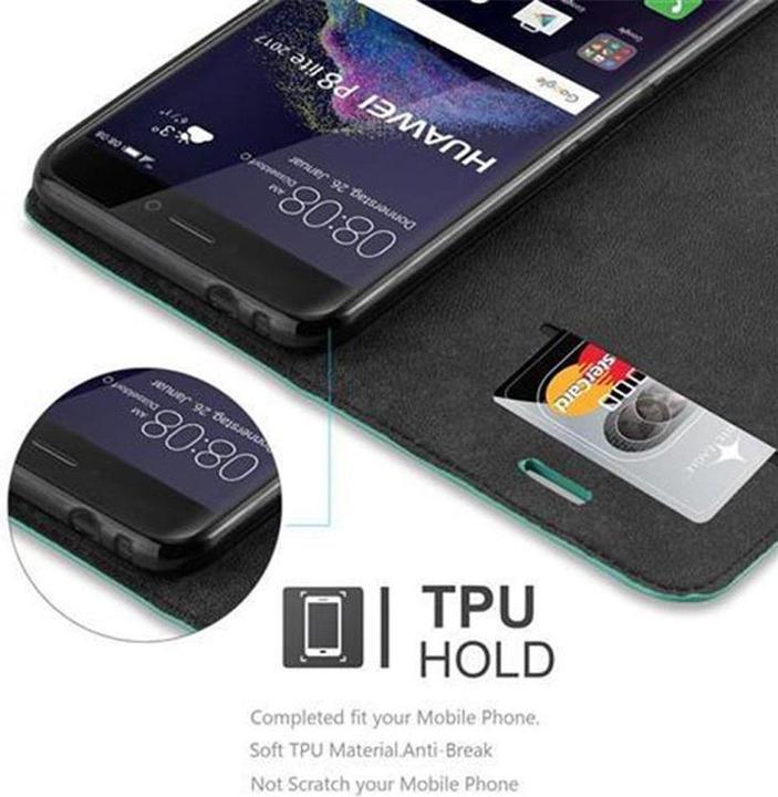 Productafbeelding Cadorabo Boek Onzichtbare Magneethoes (Huawei P8 Lite (2017))