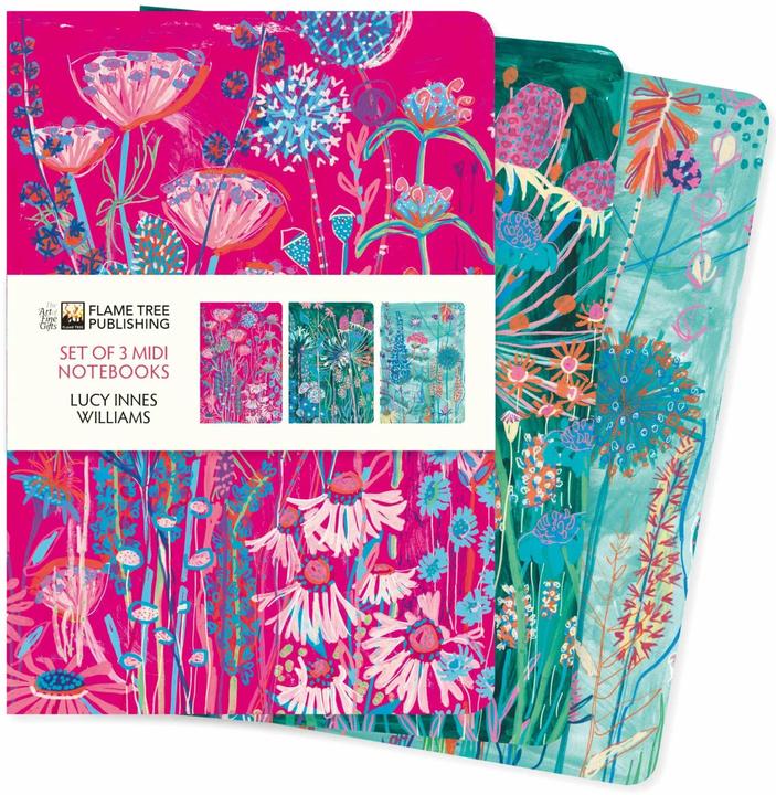 Immagine prodotto Set di 3 taccuini midi Lucy Innes Williams (Copertina rigida)