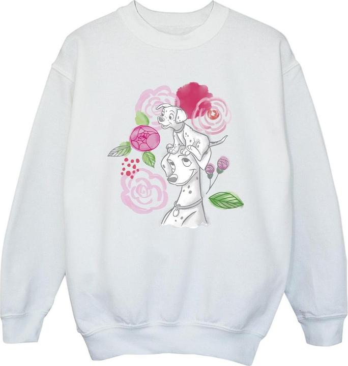 Produktbild Disney 101 Dalmatians Flowers Sweatshirt Mädchen (140, 146)