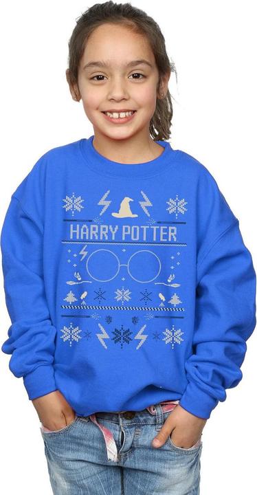 Produktbild Christmas Pattern Sweatshirt Mädchen (152, 158)