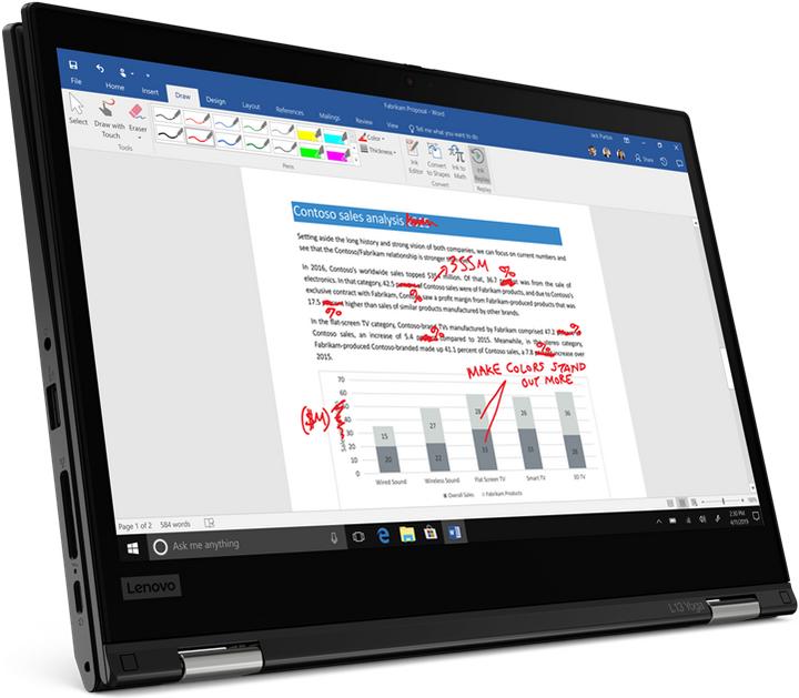Produktbild Lenovo ThinkPad L13 Yoga Gen 2 (13.30", Intel Core i5-1135G7, 8 GB, 256 GB, CH)