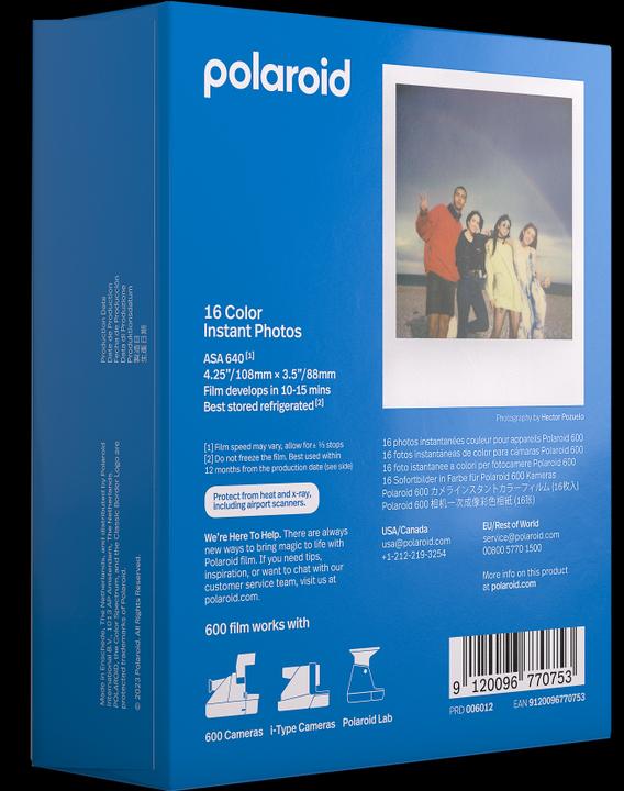 Image du produit Polaroid 1x2 films couleur pour 600 (Polaroid 600)