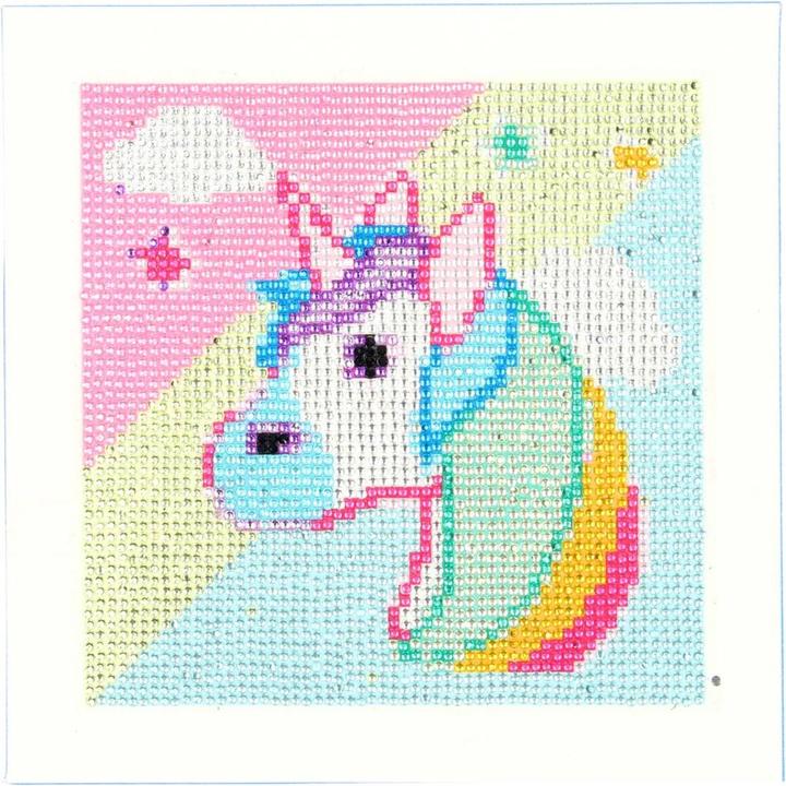Actual product image Unico Emoji Diamond Painting - Unicorn
