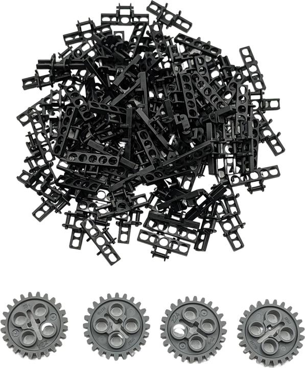 Image du produit LEGO Maillons de chaîne et pignons - noir - 54 pièces - nouveau (LEGO Accessoires)