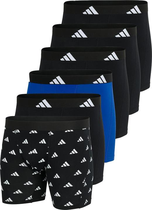 Immagine prodotto adidas Confezione da 6 pacchi di pantaloncini lunghi in cotone Active Flex / pantalone (XL, confezione da 6)