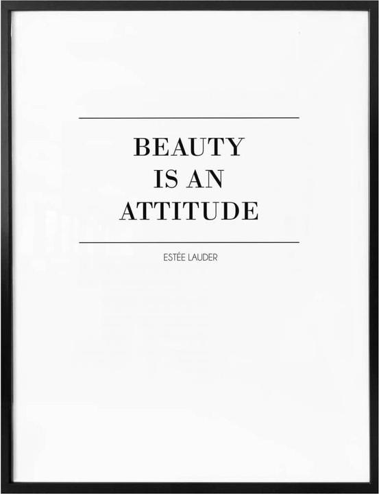 Image du produit Trenddeko La beauté est une attitude (100 x 120 cm)