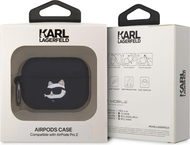 Actual product image Karl Lagerfeld NFT Choupette Head Silicone Case (Charging case cover)