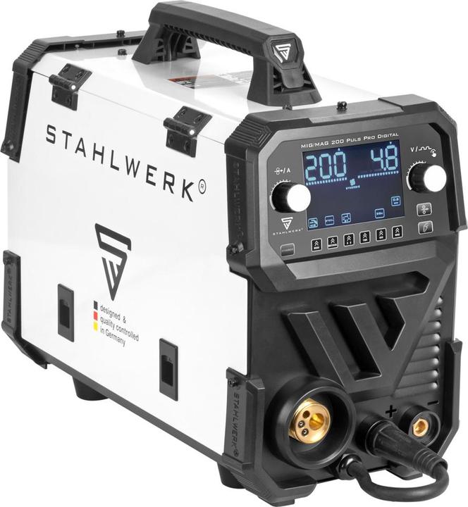 Actual product image Stahlwerk Welding machine MIG MAG 200 Spot Puls Pro Digital fully equipped 200 A