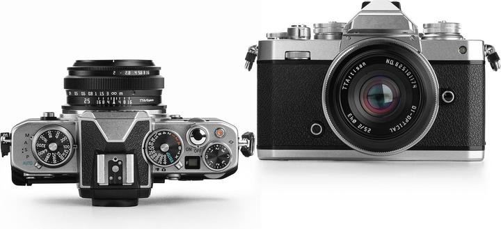 Actual product image TTArtisan 25mm f/2 for Fuji X (Fujifilm X, APS-C / DX)