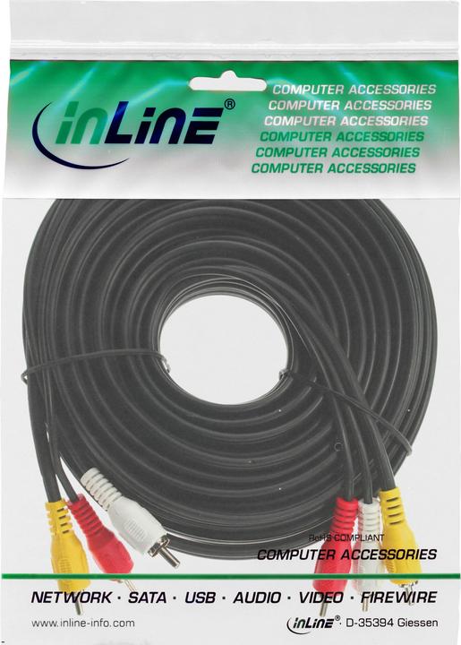 Actual product image InLine Composite Video — Composite Video (1 m, Cinch)
