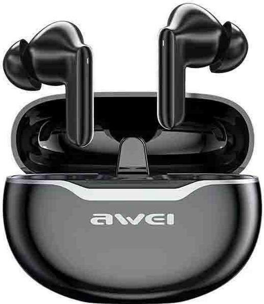 Image du produit Awei słuchawki Bluetooth 5.3 T50 ENC + stacja dokująca czarny/black (NC, Sans fil)