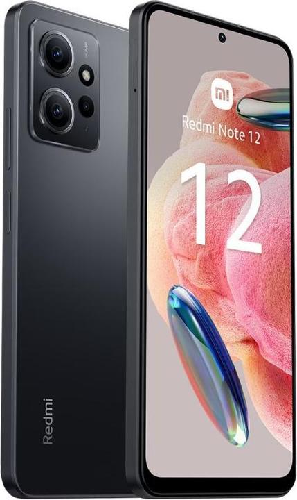 Actual product image Xiaomi Redmi Note 12 (256 GB, Onyx Gray, 6.67", Dual SIM, 50 Mpx, 4G)