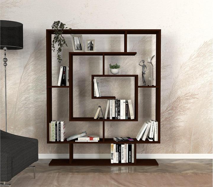 Produktbild Woody Regal Sarmasik – Wenge Schwarz