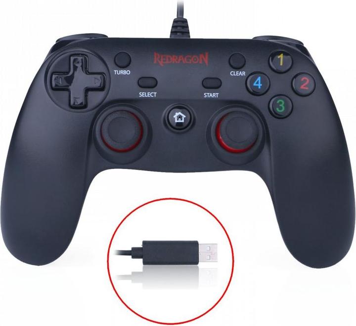 Image du produit Redragon : Saturn G807 Wired Controller /PC (PS3, PC, Android)