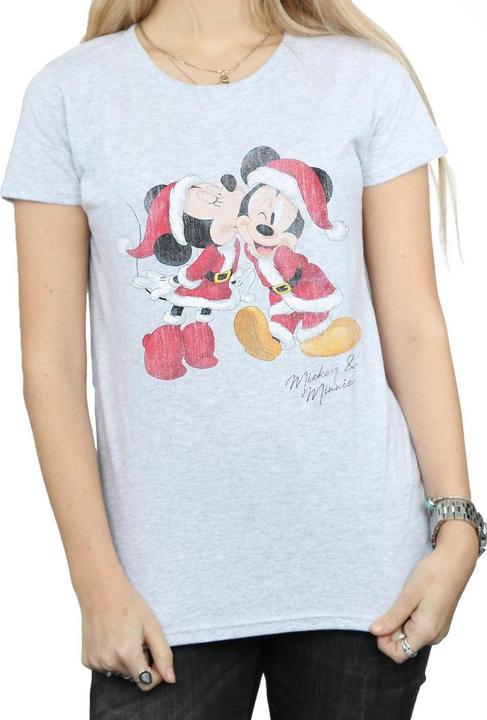 Produktbild Disney Mickey And Minnie Christmas Kiss TShirt (S)