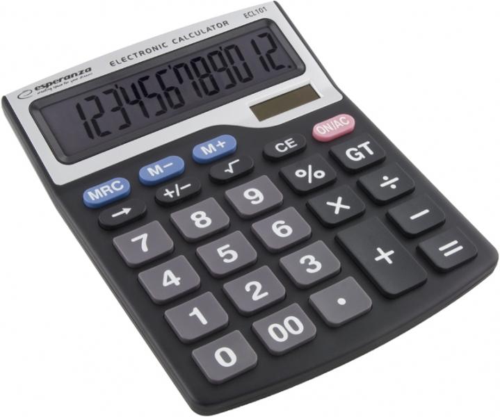 Image du produit Esperanza Contes De Calculatrice De Bureau (Cellules solaires, Piles)