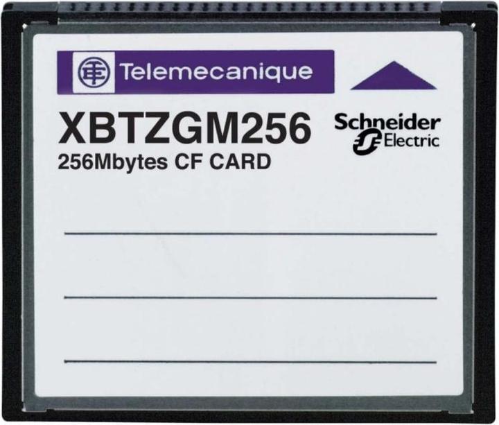 Image du produit Schneider Electric Carte mémoire CF 256MB pour XBTG (256 Go, Carte mémoire Nano)