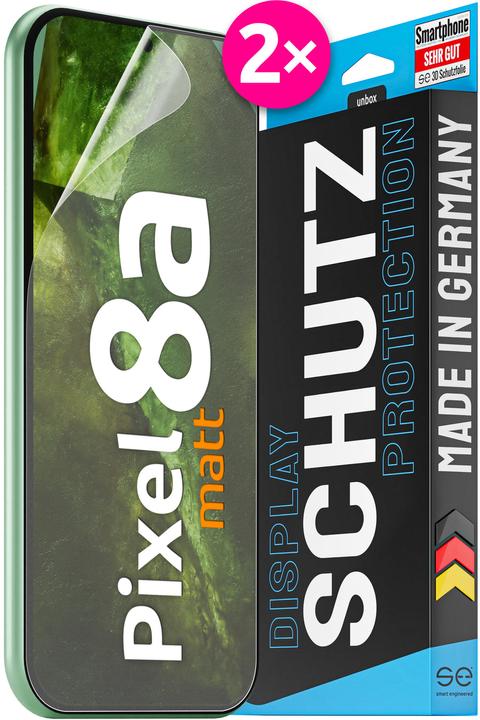 Actual product image Smart Engineered se 3D protective film Google Pixel 8a anti-reflective (PU 2) (2 Piece, Google Pixel 8)