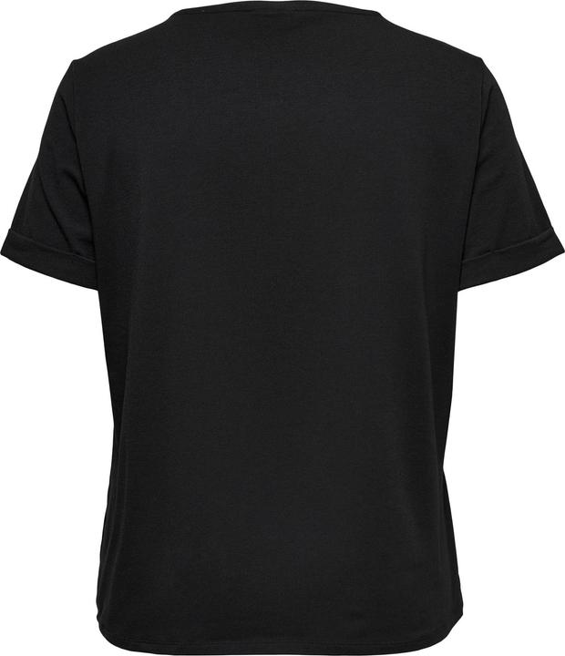 Produktbild Only Normal geschnitten Rundhals Umgeschlagene Ärmelbündchen T-Shirt T-shirt (L)