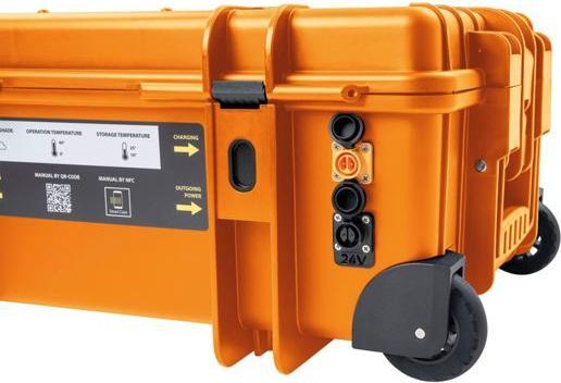 Actual product image B&W International B&W Mobile Power Supply Pro1500 500W incl. cable orange (500 W, 1500 Wh)
