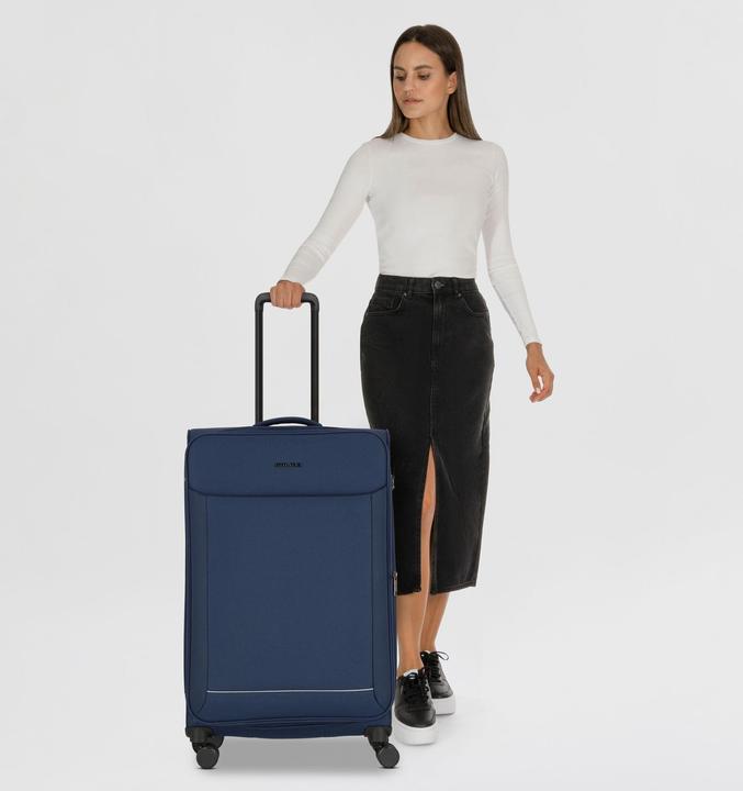 Image du produit Stratic Fresh 4 Rollen Trolley L 77 cm mit Dehnfalte (110 l, XL (à partir de 115l))