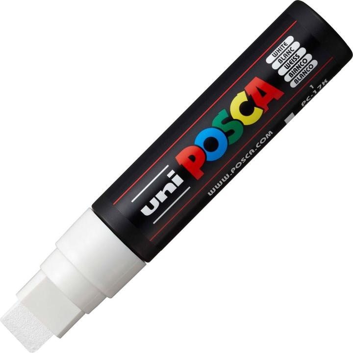Immagine prodotto Posca Marchio PC-17K a punta rettangolare (Bianco, 15 mm, 1 x)