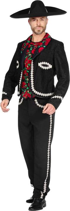 Actual product image Wilbers Men's Mariachi Costume, black (L)