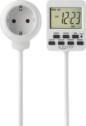 Sygonix SY-5178380 Timer digital weekly programme 3500 W Countdown function, continuous operation,