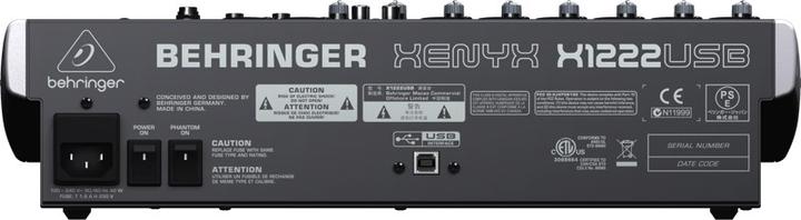 Productafbeelding Behringer Xenyx X1222usb (Studio en live mixer)