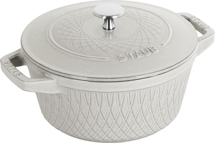 Produktbild Staub Twisted Cocotte (24 cm, Bräter + Schmortopf, Gusseisen)