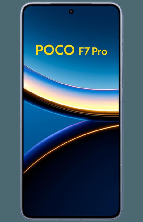 Actual product image Xiaomi Poco F7 Pro 256GB Blau (256 GB, Blue, 5G)