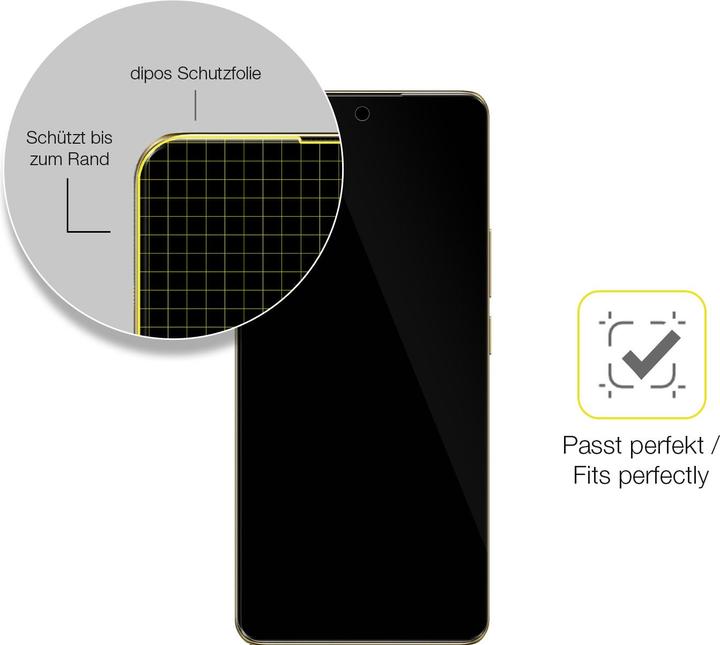 Actual product image Dipos 3D Full Cover Screen Protector (1 Piece, Xiaomi 12 Pro 5G)