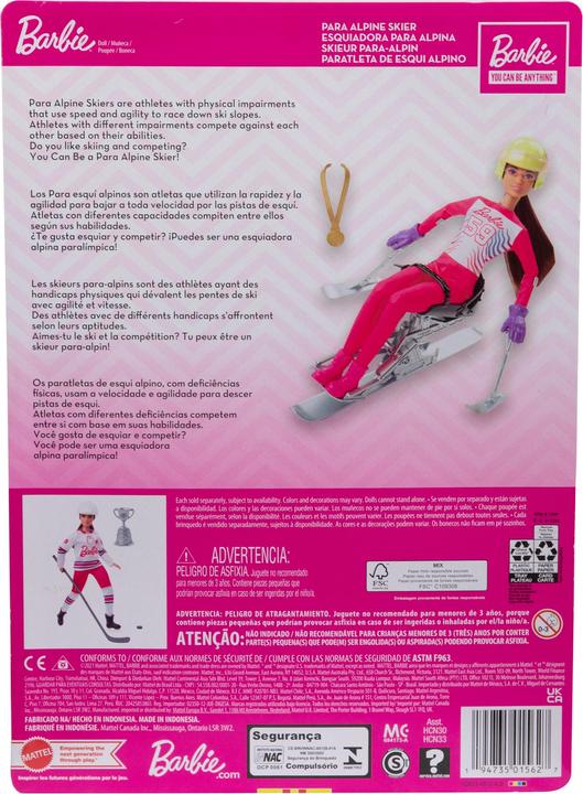 Immagine prodotto Barbie Sciatrice Paralimpica Bambola