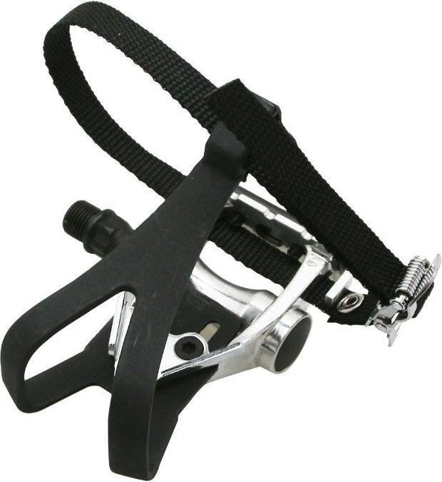 Actual product image P2R velgo alu road-track pedals with footrest + strap