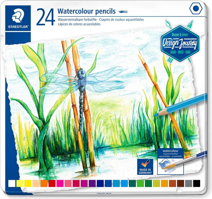 Immagine prodotto Staedtler 146 Matite colorate ad acqua 10C (24 colori, 24 x)