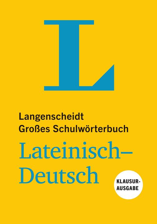 Immagine prodotto Langenscheidt Grosses Schulwörterbuch Lateinisch-Deutsch Klausurausgabe - Buch mit O (Tedesco, Latino, Redazione Langenscheidt, 2017)