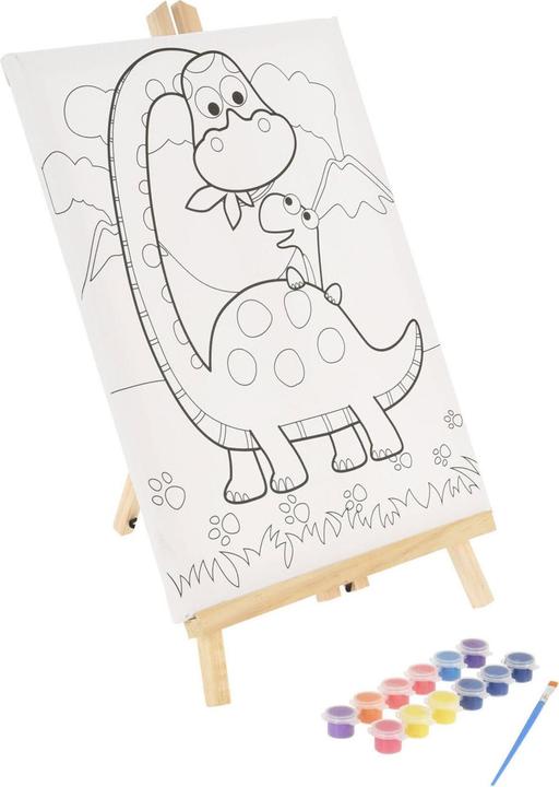 Actual product image Painting set with canvas and paint