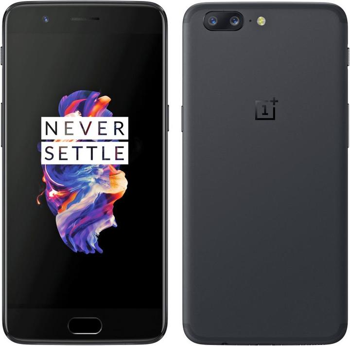 OnePlus 5 (64 GB, Slate Gray, 5.50", Dual SIM, 16 Mpx, 4G)