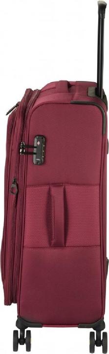 Actual product image D&N Travel Line 9704 4-wheel trolley M 68 cm with expansion fold (75 l, M (50 - 90l))