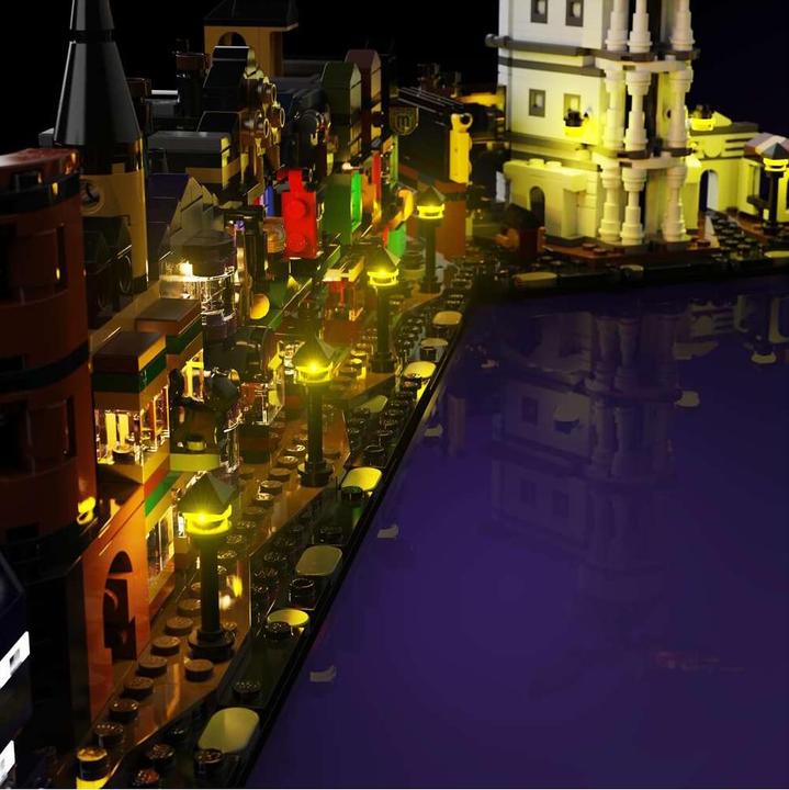 Image du produit Light my bricks LMB 2.0 Kit de lumière pour LEGO® 76444 Harry Potter - Les boutiques magiques du Chemin de Traverse