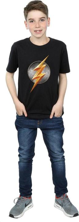 Image du produit - T-shirt JUSTICE LEAGUE MOVIE FLASH EMBLEM - Garçon (152, 158)