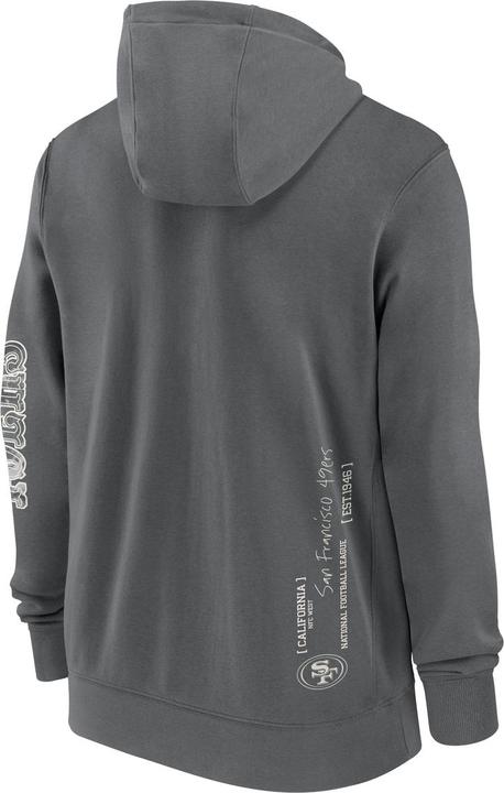 Produktbild Nike San Francisco 49ers Full-Zip Fleece Hoodie M (M)