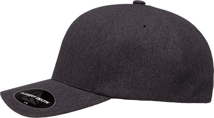 Actual product image Yupoong Unisex Adult Flexfit Delta Melange Carbon Baseball (L)