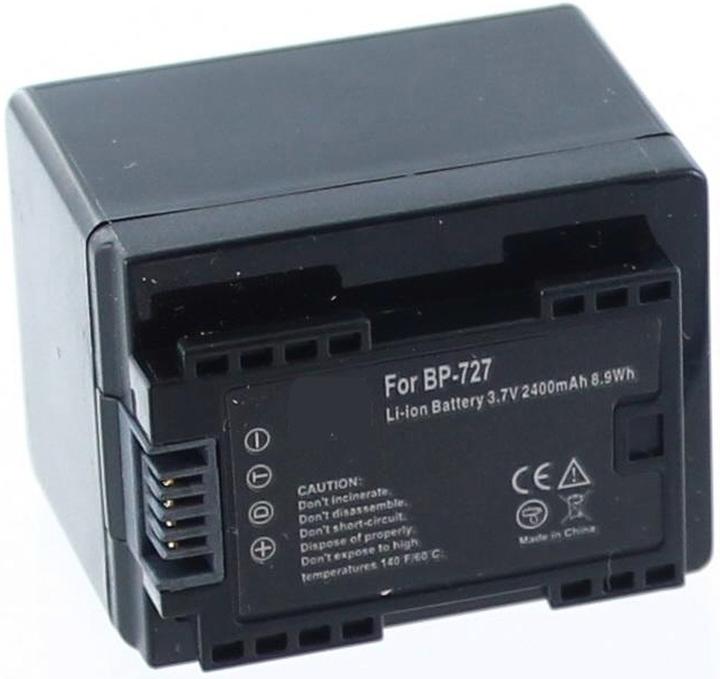Actual product image AGI Battery compatible with Canon LEGRIA HF R606 - Battery - 2,400 mAh (Rechargeable battery)