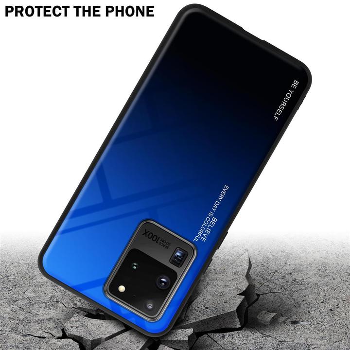 Actual product image Cadorabo TPU 2 colors glass cover (Samsung Galaxy S20 Ultra)